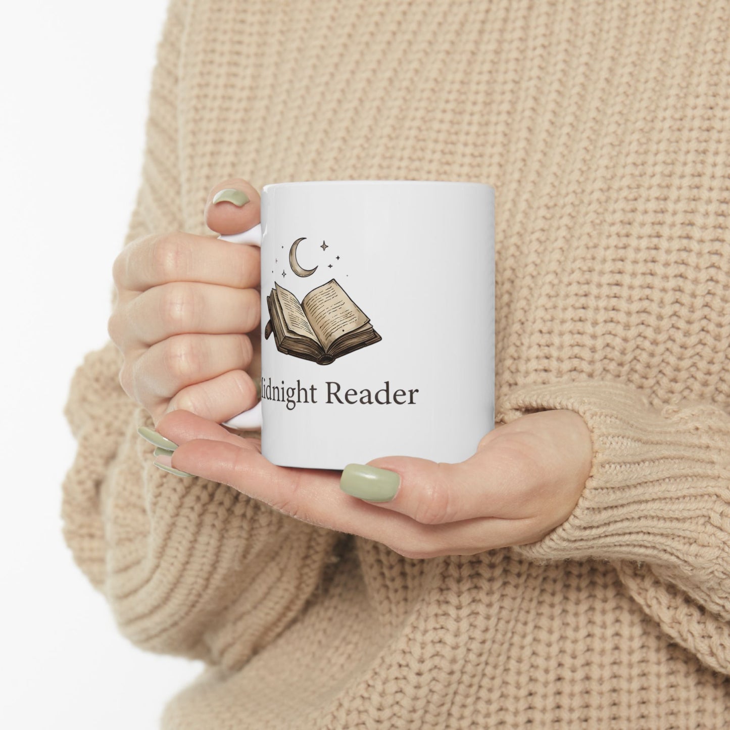 Midnight Reader Mug – Night Book Lover Coffee Cup - BOOKISH & BREW