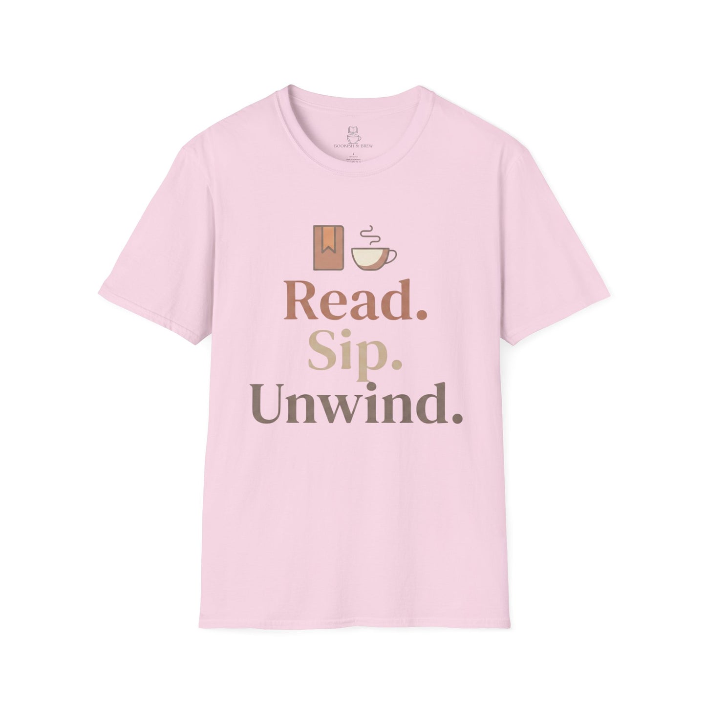 Read Sip Unwind T-Shirt – Cozy Book and Coffee Tee - BOOKISH & BREW