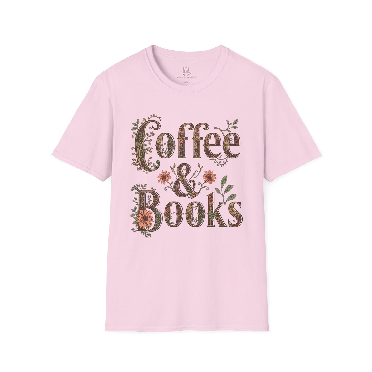 Coffee and Books T-Shirt – Cozy Book Lover Graphic Tee