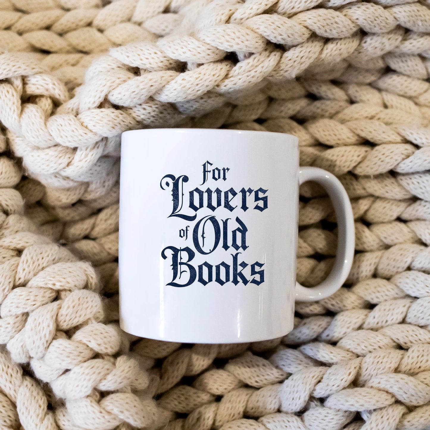 For Lovers of Old Books Mug | Vintage Dark Academia Coffee Cup | Book Lover Gift - BOOKISH & BREW