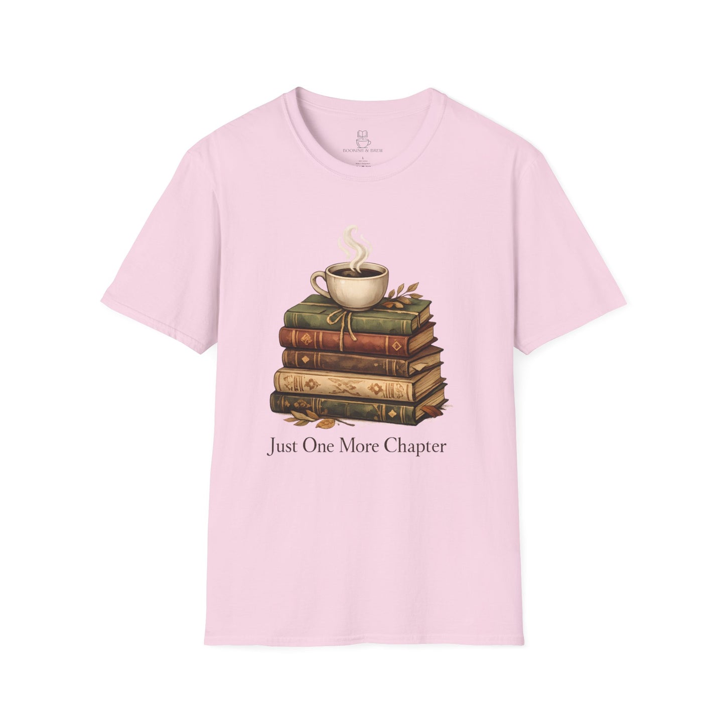 Just One More Chapter T-Shirt – Cozy Book Lover Tee
