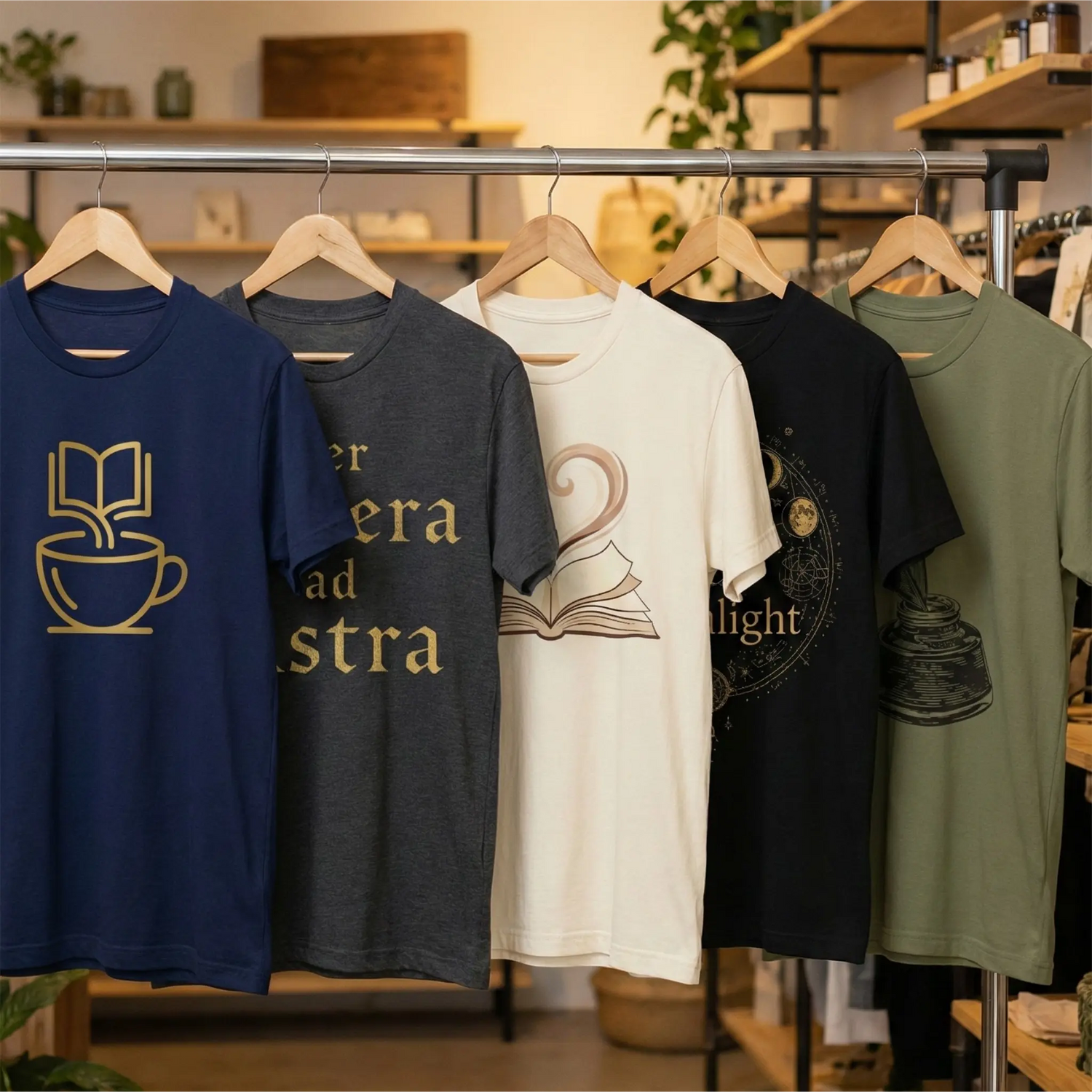 Ring-Spun-Cotton-T-shirts BOOKISH & BREW