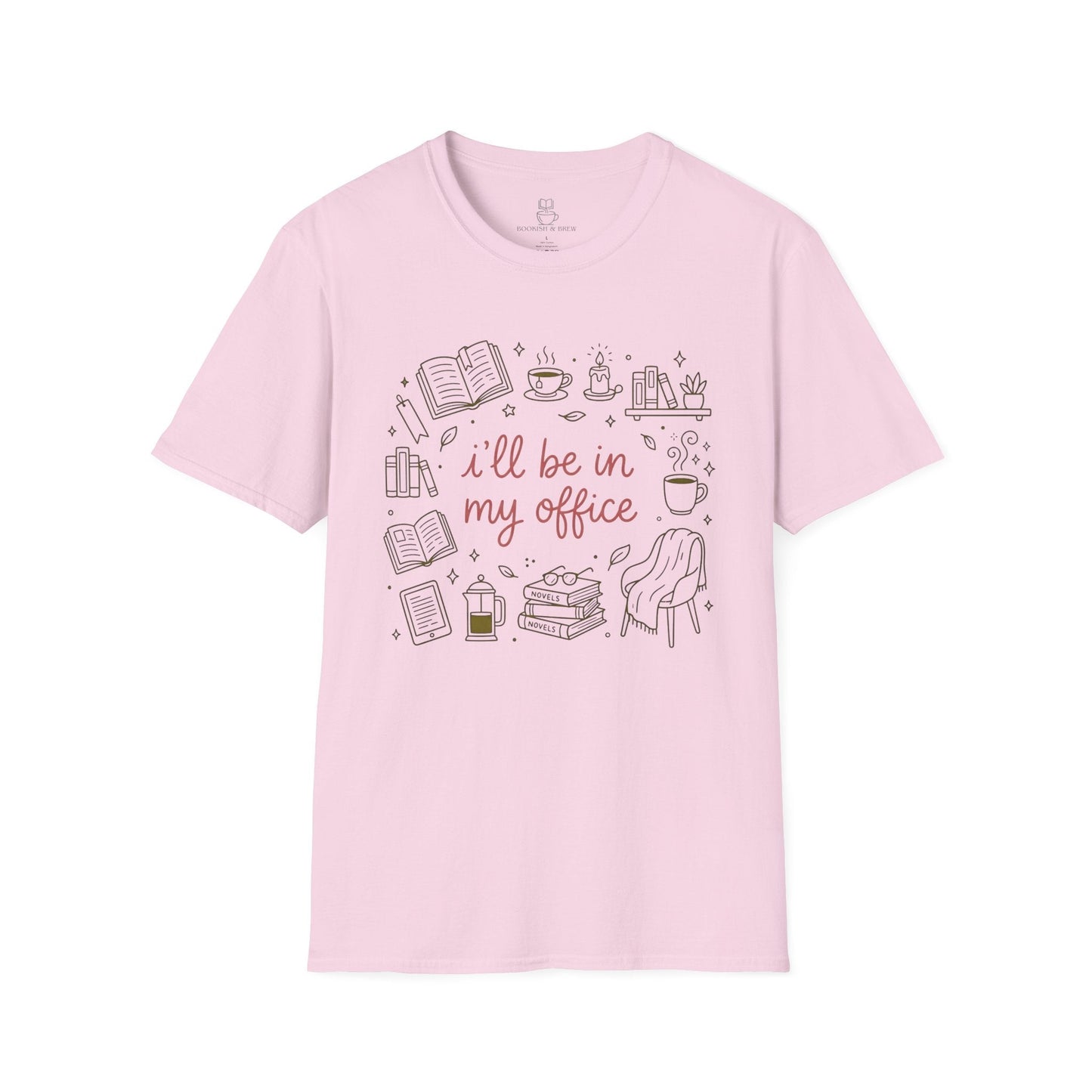 I'll Be In My Office Shirt, Funny Book Lover Gift Printify