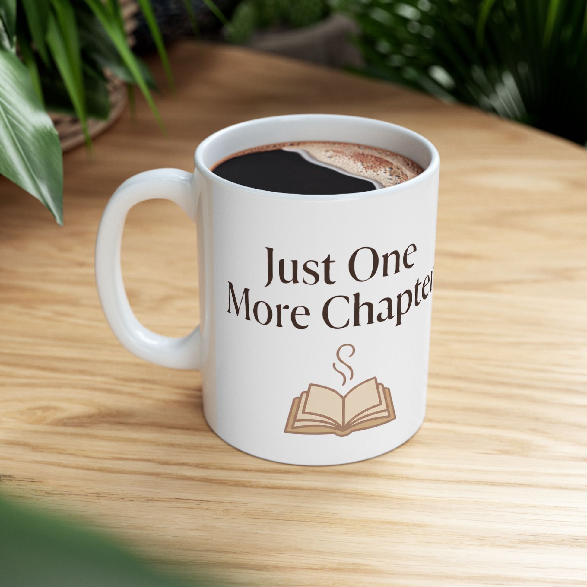 Just One More Chapter Mug – Book Lover Coffee Mug for Readers - BOOKISH & BREW