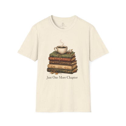 Just One More Chapter T-Shirt – Cozy Book Lover Tee