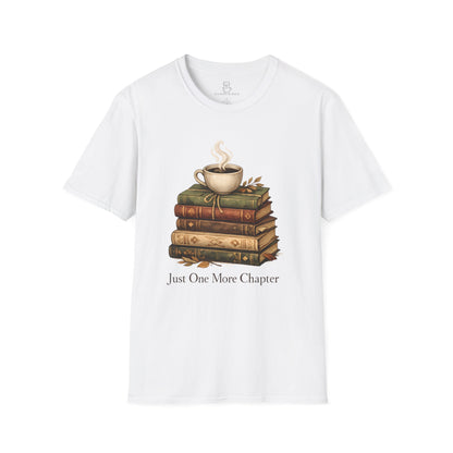 Just One More Chapter T-Shirt – Cozy Book Lover Tee