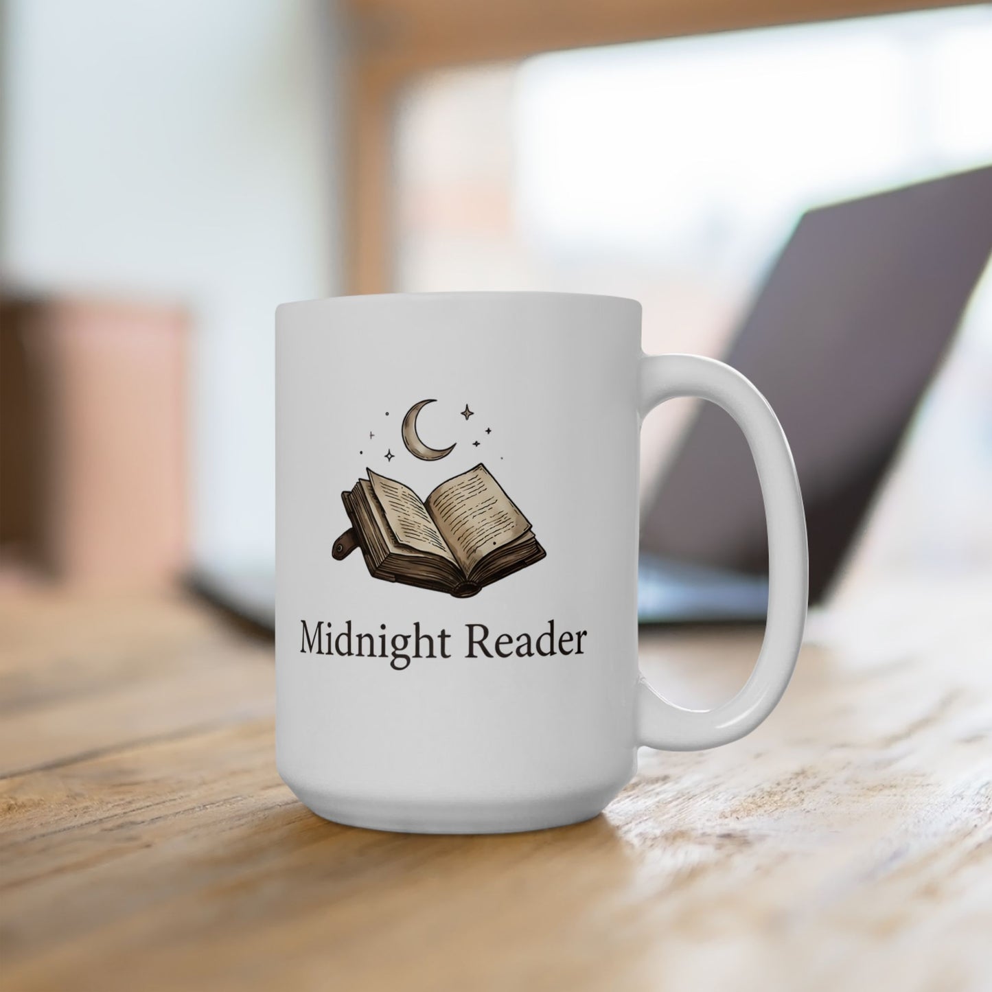 Midnight Reader Mug – Night Book Lover Coffee Cup - BOOKISH & BREW