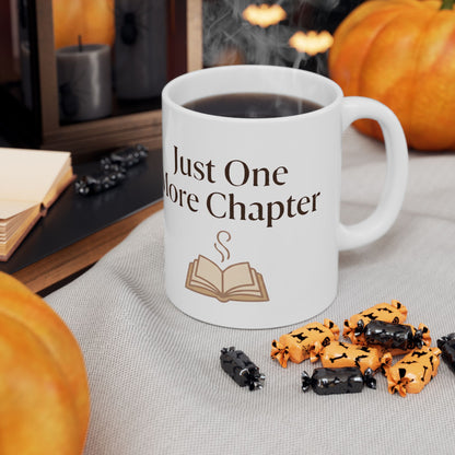 Just One More Chapter Mug – Book Lover Coffee Mug for Readers - BOOKISH & BREW