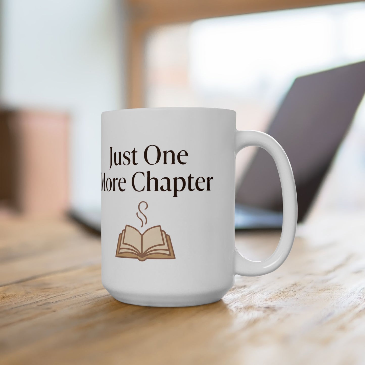 Just One More Chapter Mug – Book Lover Coffee Mug for Readers - BOOKISH & BREW