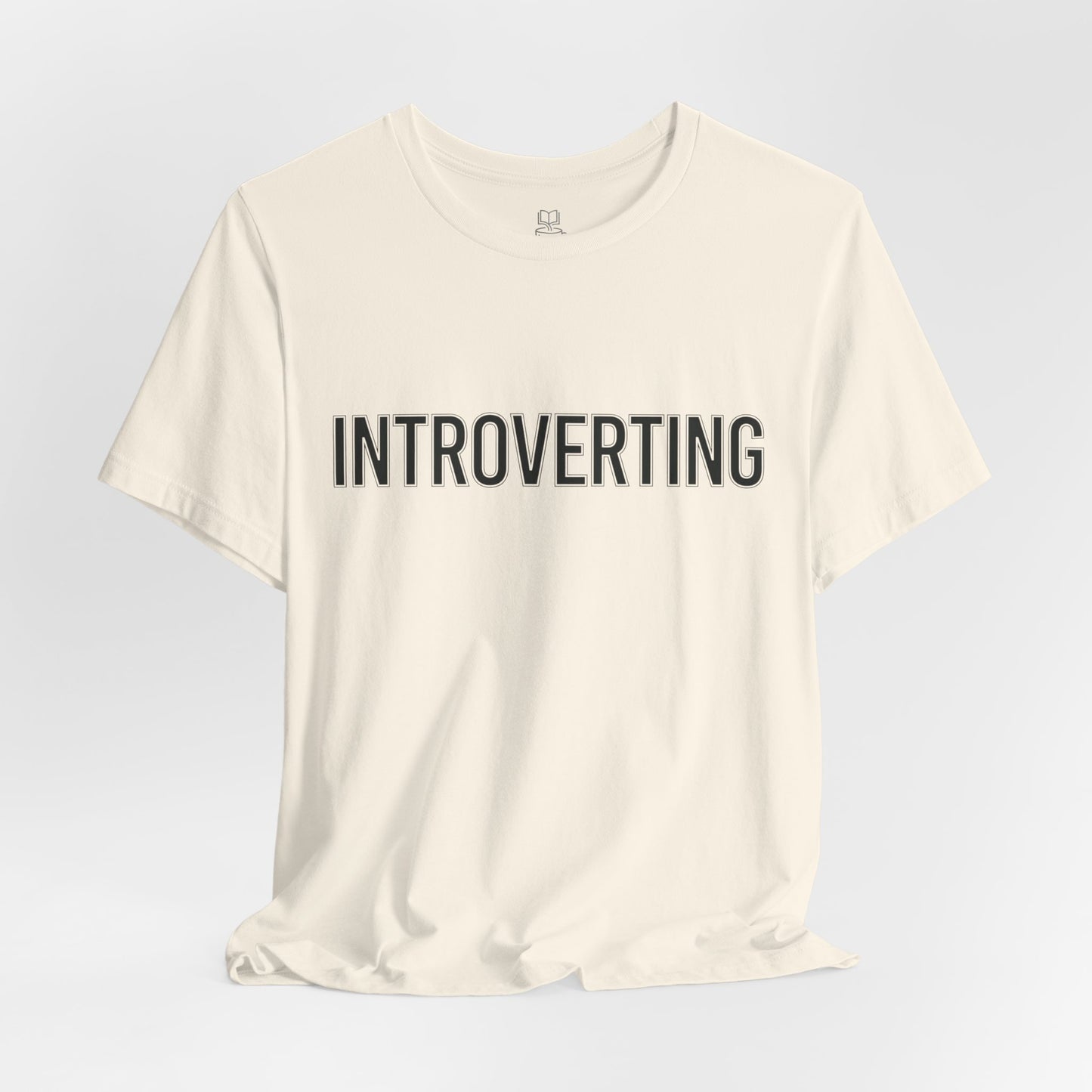 Introverting T-Shirt — Minimalist 'INTROVERTING' Graphic Tee for Introverts