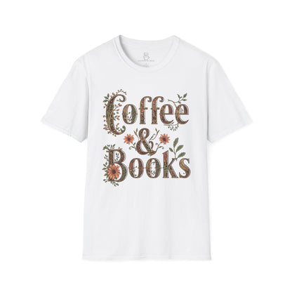 Coffee and Books T-Shirt – Cozy Book Lover Graphic Tee