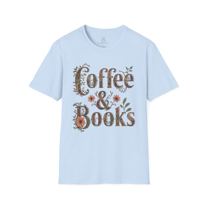 Coffee and Books T-Shirt – Cozy Book Lover Graphic Tee