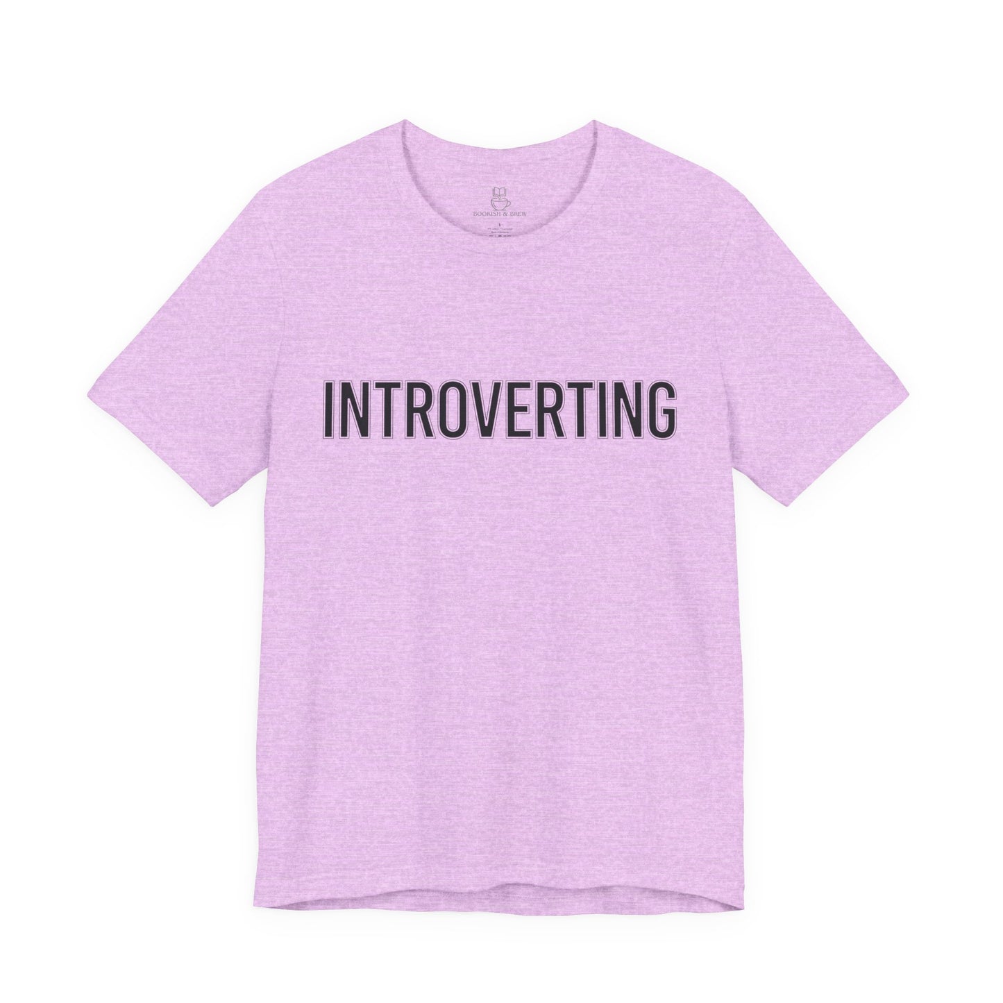 Introverting T-Shirt — Minimalist 'INTROVERTING' Graphic Tee for Introverts