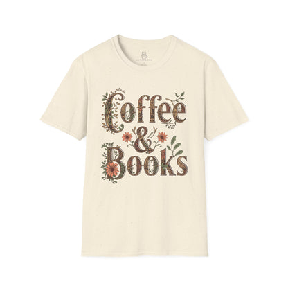 Coffee and Books T-Shirt – Cozy Book Lover Graphic Tee