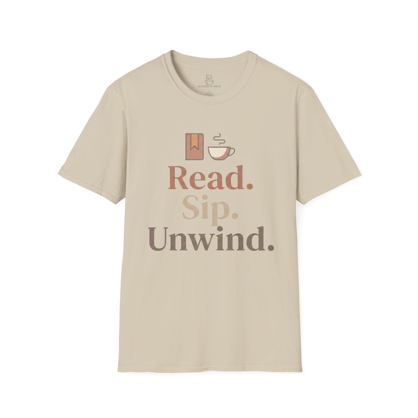 Read Sip Unwind T-Shirt – Cozy Book and Coffee Tee - BOOKISH & BREW