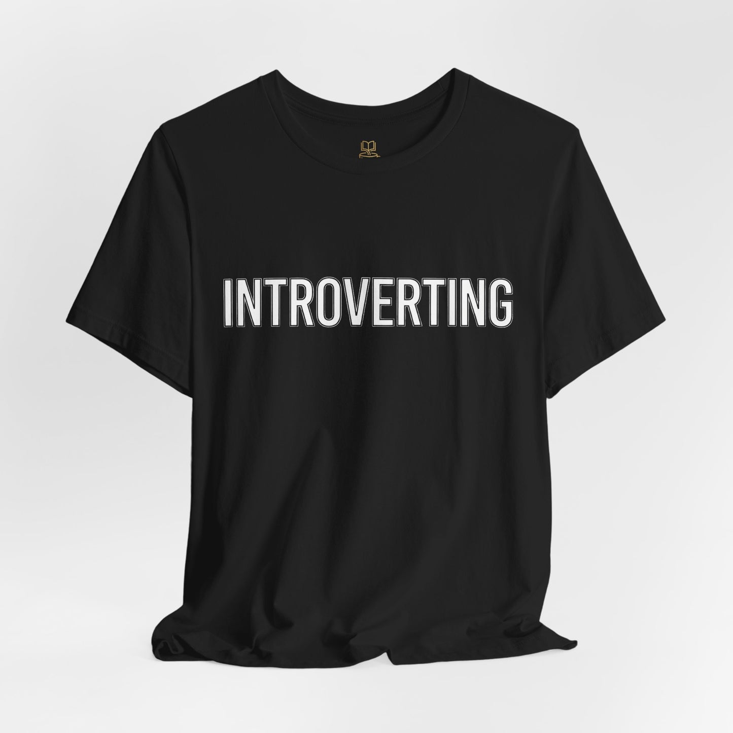 Introverting T-Shirt — Minimalist 'INTROVERTING' Graphic Tee for Introverts