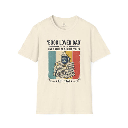 Book Lover Dad, Like A Regular Dad But Cooler Shirt, Funny Dad Gift Printify