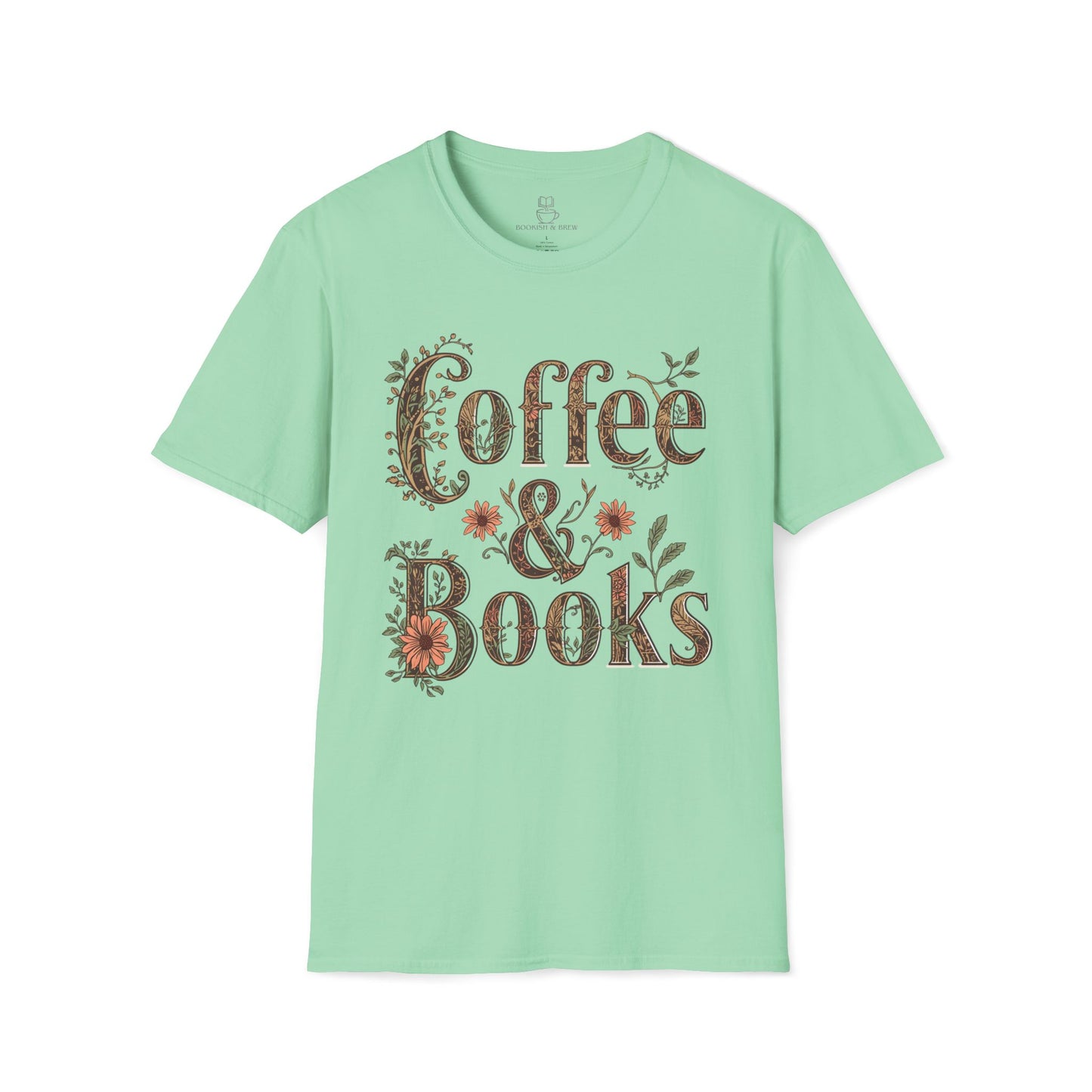 Coffee and Books T-Shirt – Cozy Book Lover Graphic Tee