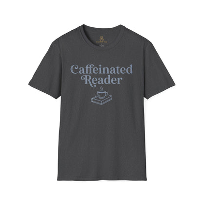 Caffeinated Reader T-Shirt – Book Lover Coffee Tee - BOOKISH & BREW