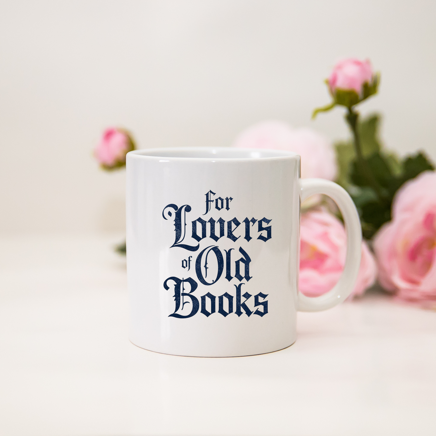 For Lovers of Old Books Mug | Vintage Dark Academia Coffee Cup | Book Lover Gift - BOOKISH & BREW