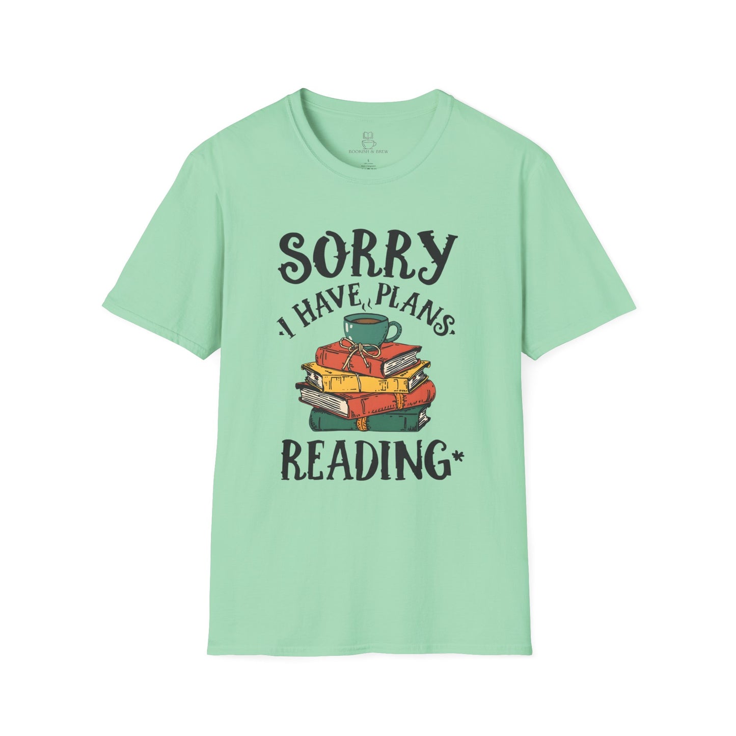 Sorry I Have Plans Reading Shirt – Funny Reader Tee, Book Lover Gift, Bookworm Shirt Printify