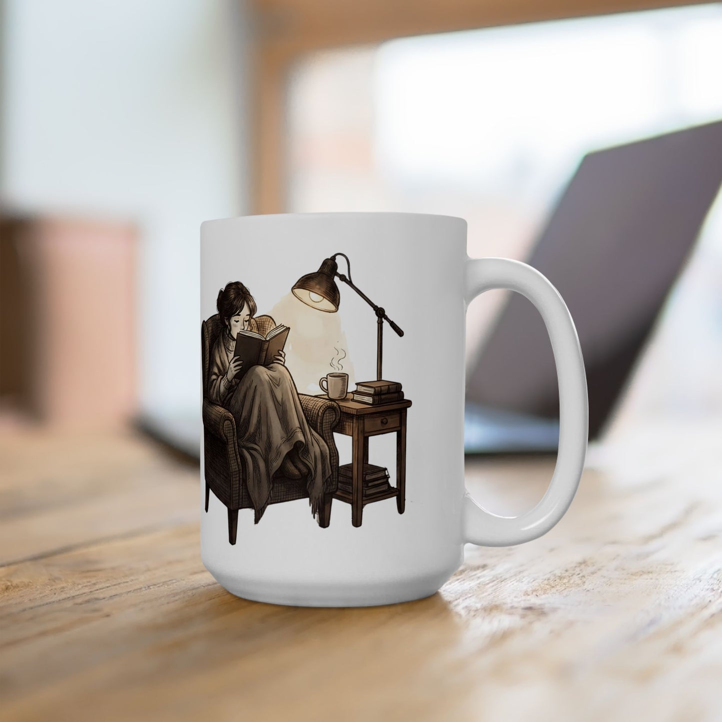 Dark Academia Book Lover Mug – Cozy Reading Coffee Cup - BOOKISH & BREW