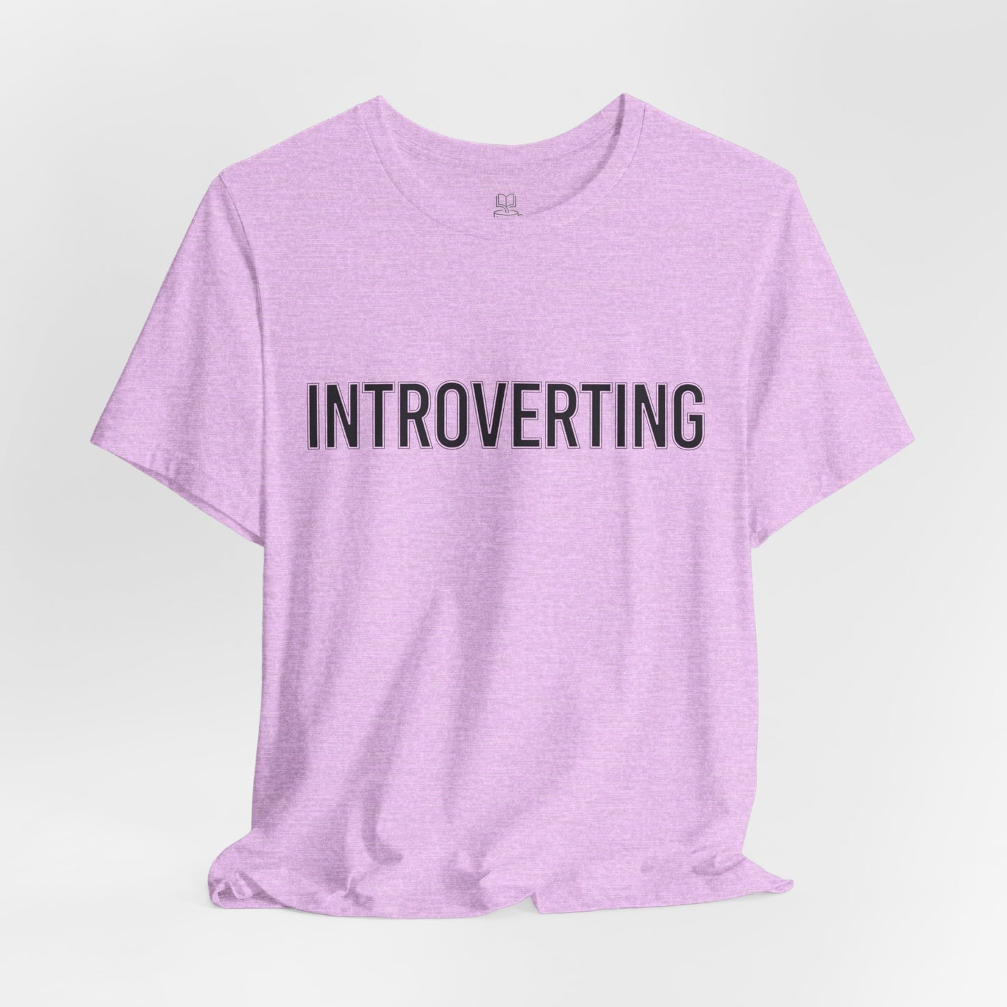 Introverting T-Shirt — Minimalist 'INTROVERTING' Graphic Tee for Introverts