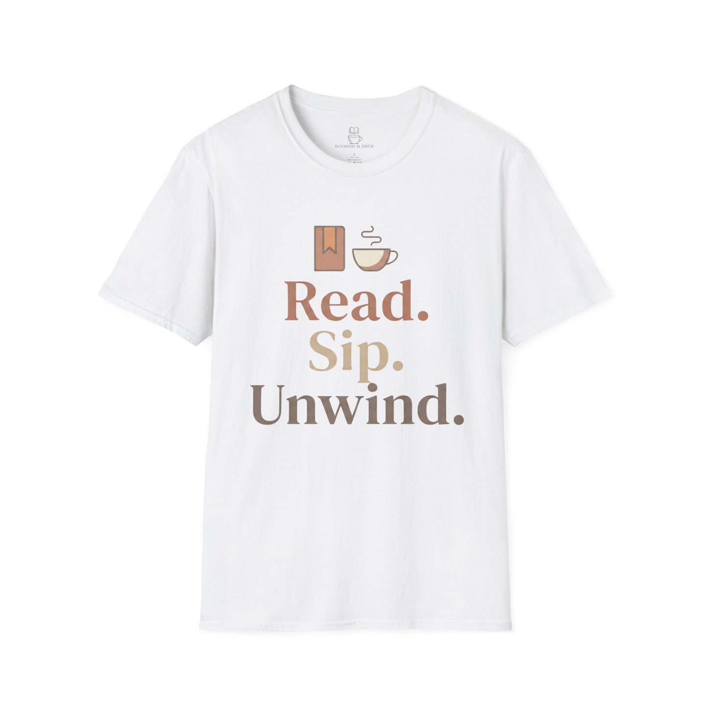 Read Sip Unwind T-Shirt – Cozy Book and Coffee Tee - BOOKISH & BREW