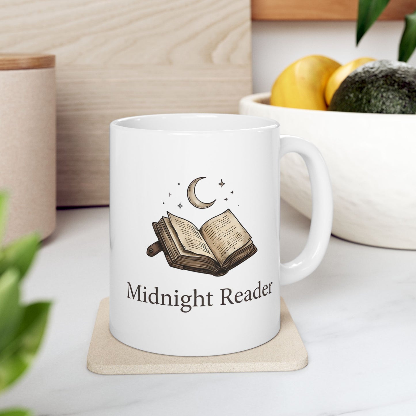 Midnight Reader Mug – Night Book Lover Coffee Cup - BOOKISH & BREW