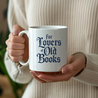 For Lovers of Old Books Mug | Vintage Dark Academia Coffee Cup | Book Lover Gift - BOOKISH & BREW