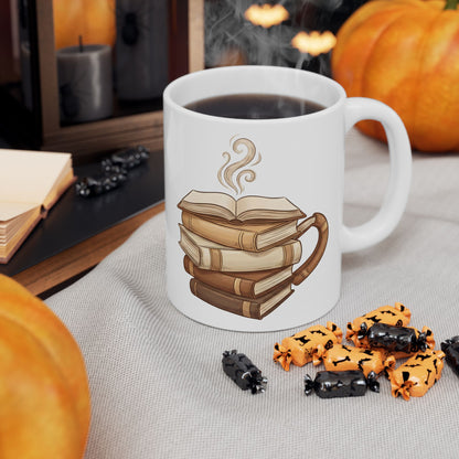 Book Lover Coffee Mug – Books Shaped as Coffee Cup Design - BOOKISH & BREW