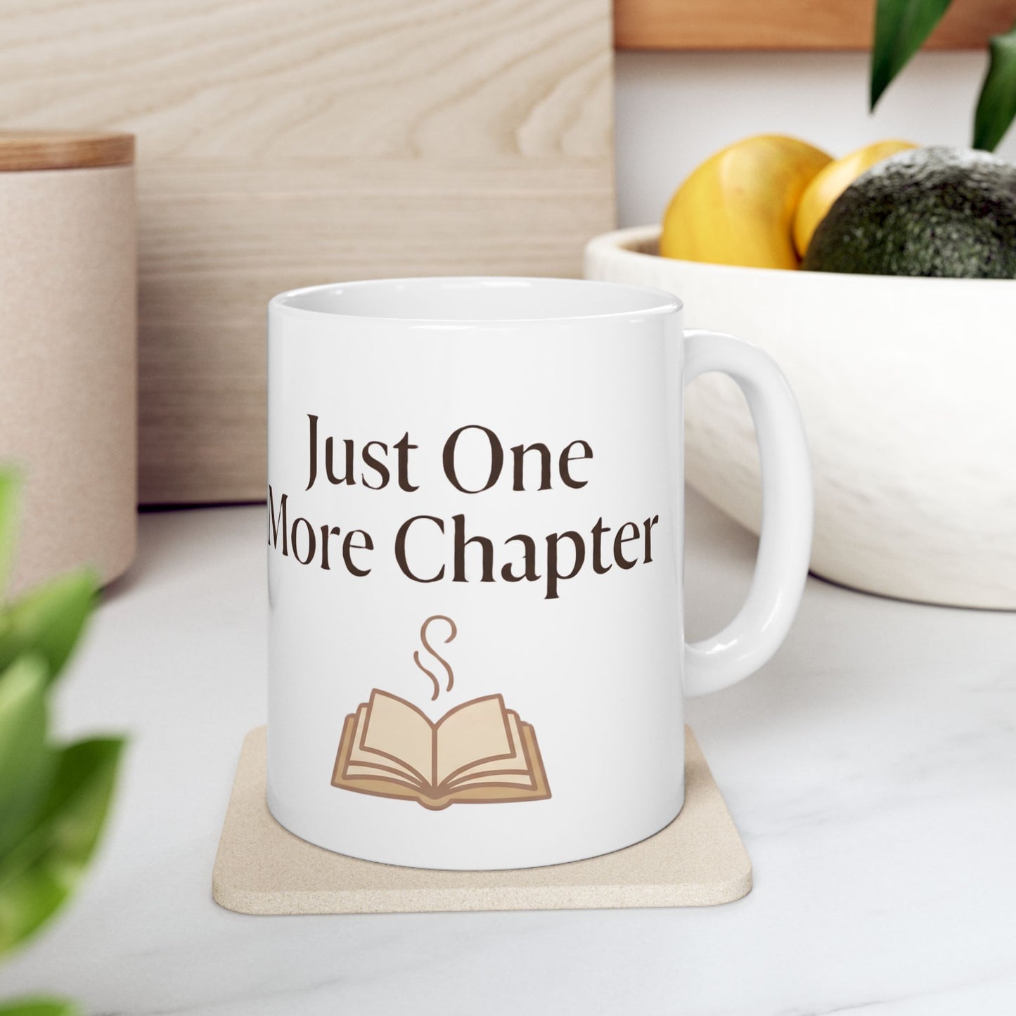 Just One More Chapter Mug – Book Lover Coffee Mug for Readers - BOOKISH & BREW