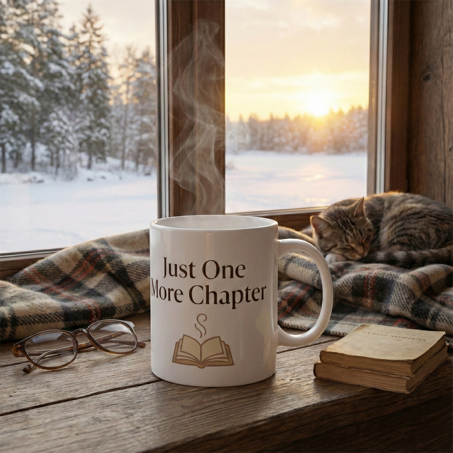 Just One More Chapter Mug – Book Lover Coffee Mug for Readers - BOOKISH & BREW