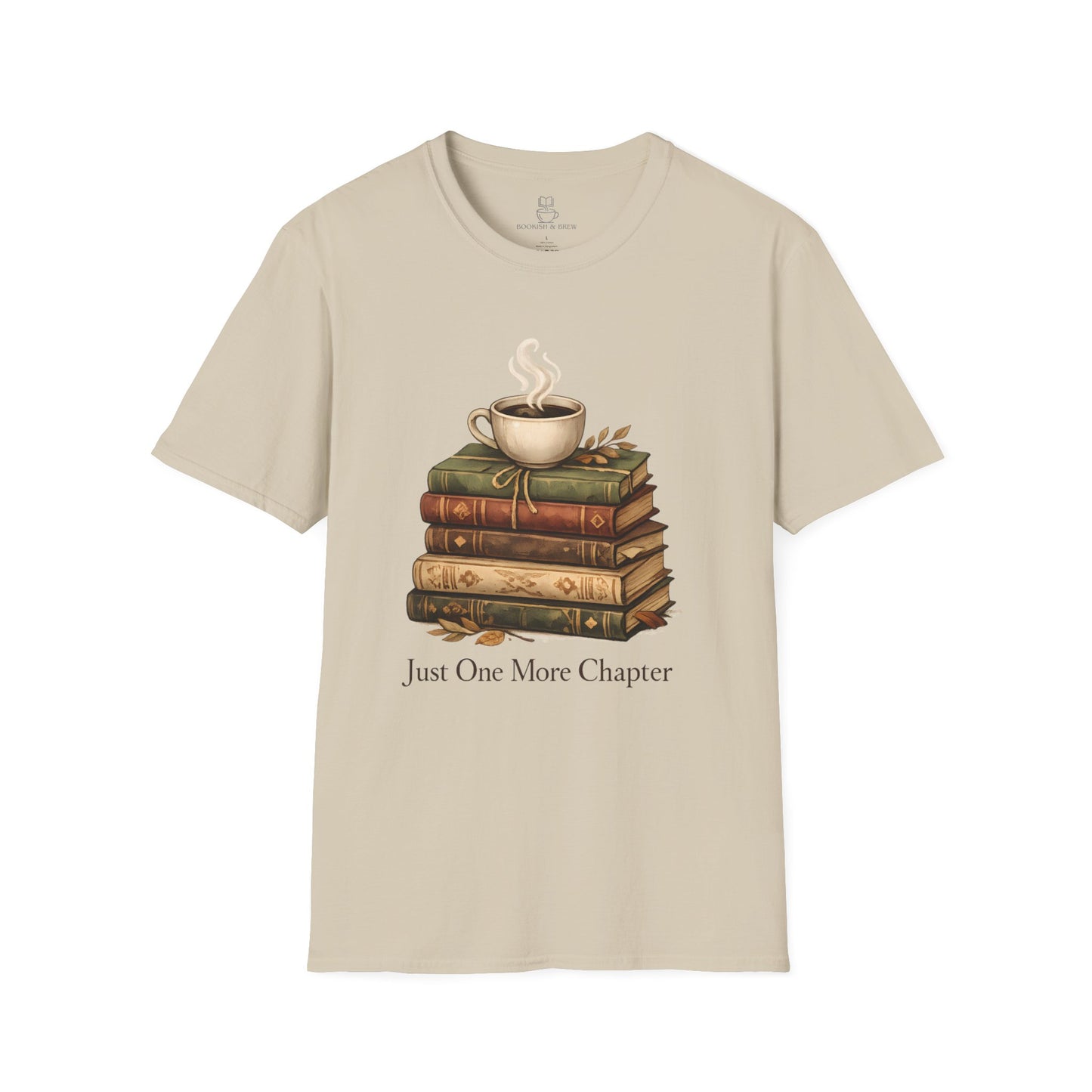 Just One More Chapter T-Shirt – Cozy Book Lover Tee