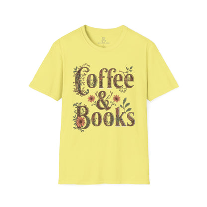 Coffee and Books T-Shirt – Cozy Book Lover Graphic Tee