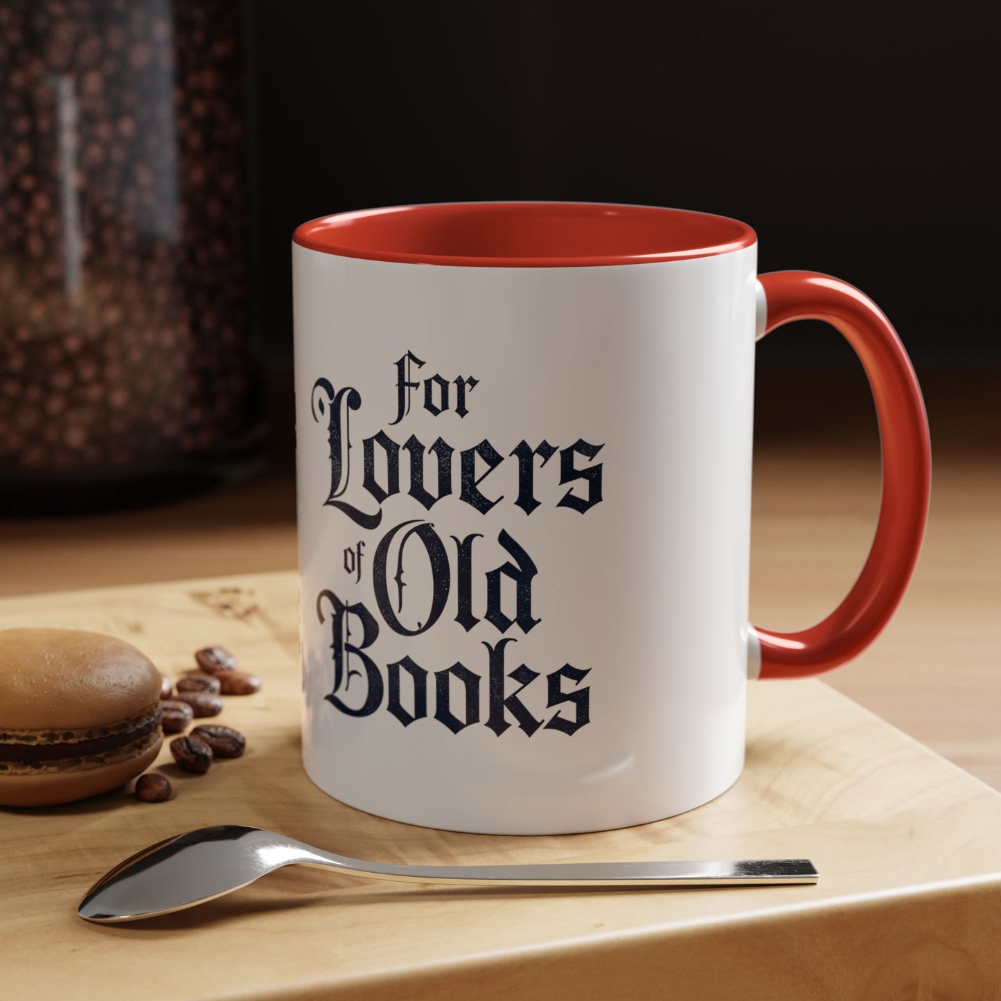 For Lovers of Old Books Mug | Vintage Dark Academia Coffee Cup | Book Lover Gift - BOOKISH & BREW