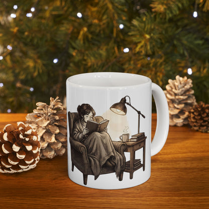 Dark Academia Book Lover Mug – Cozy Reading Coffee Cup - BOOKISH & BREW