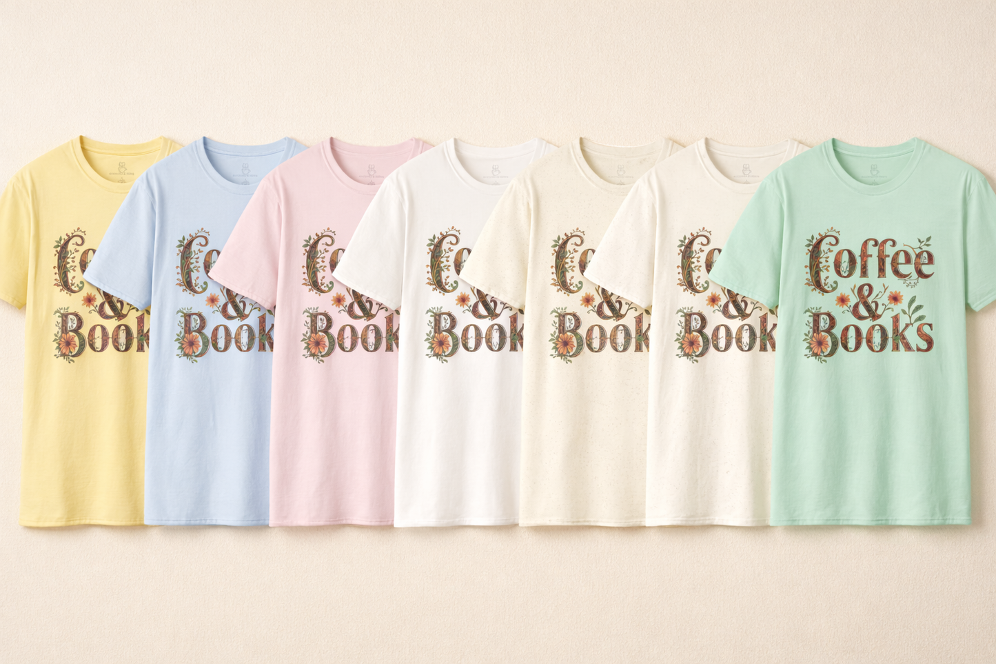 Coffee and Books T-Shirt – Cozy Book Lover Graphic Tee