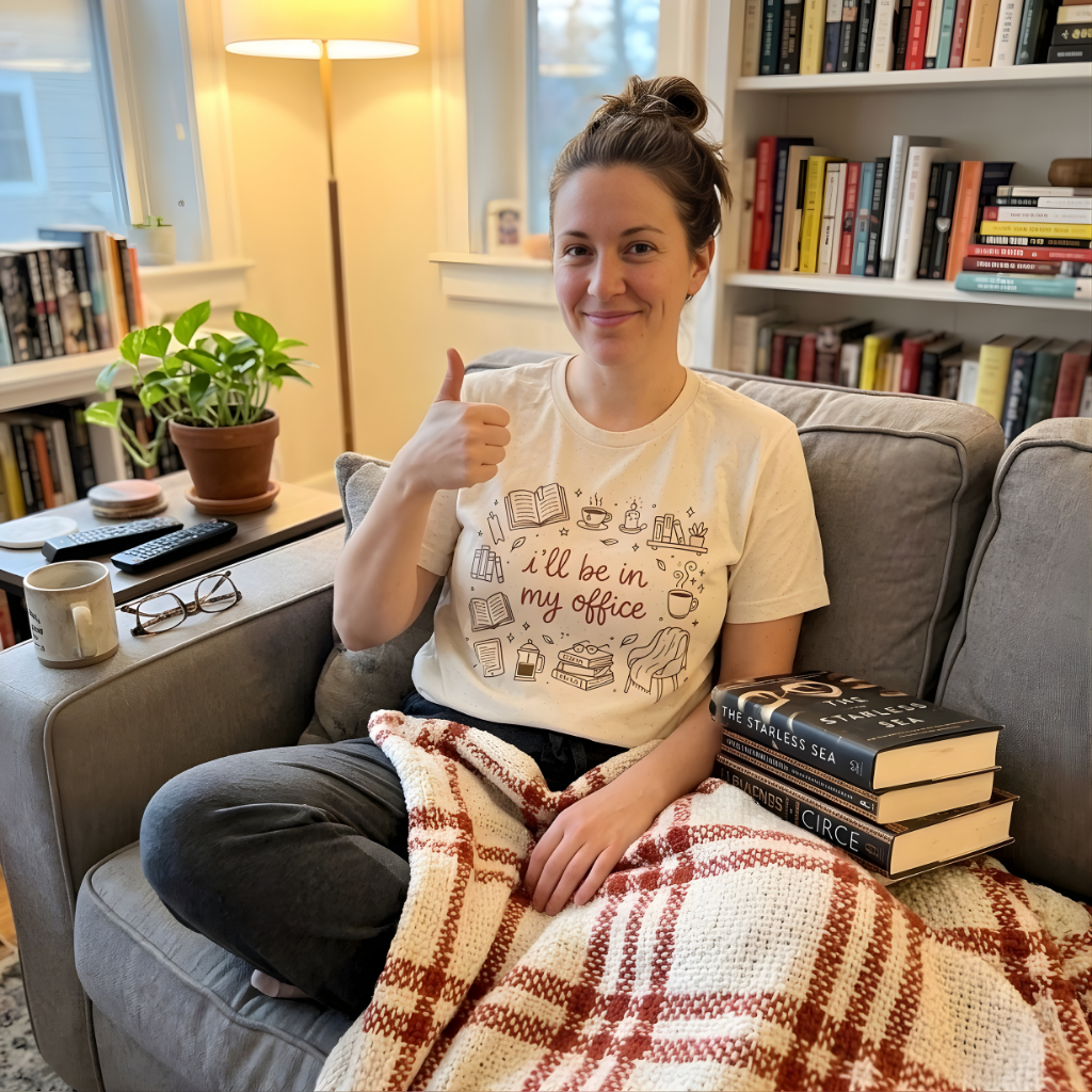 I'll Be In My Office Shirt, Funny Book Lover Gift Printify