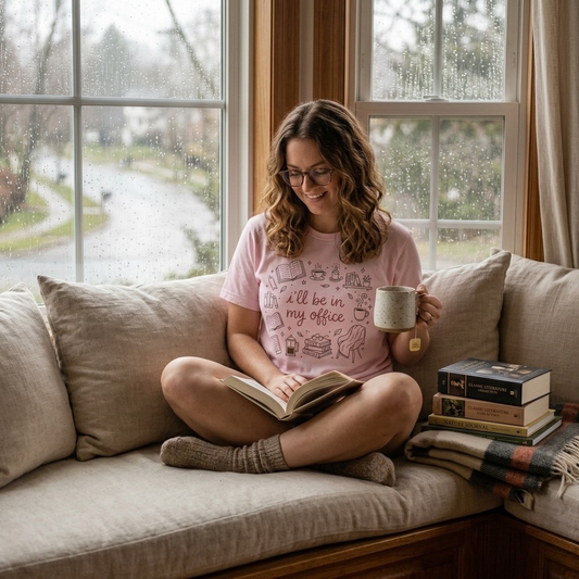 I'll Be In My Office Shirt, Funny Book Lover Gift Printify