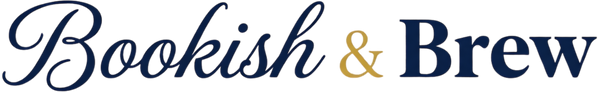 Logo of 'Bookish & Brew' with a white background
