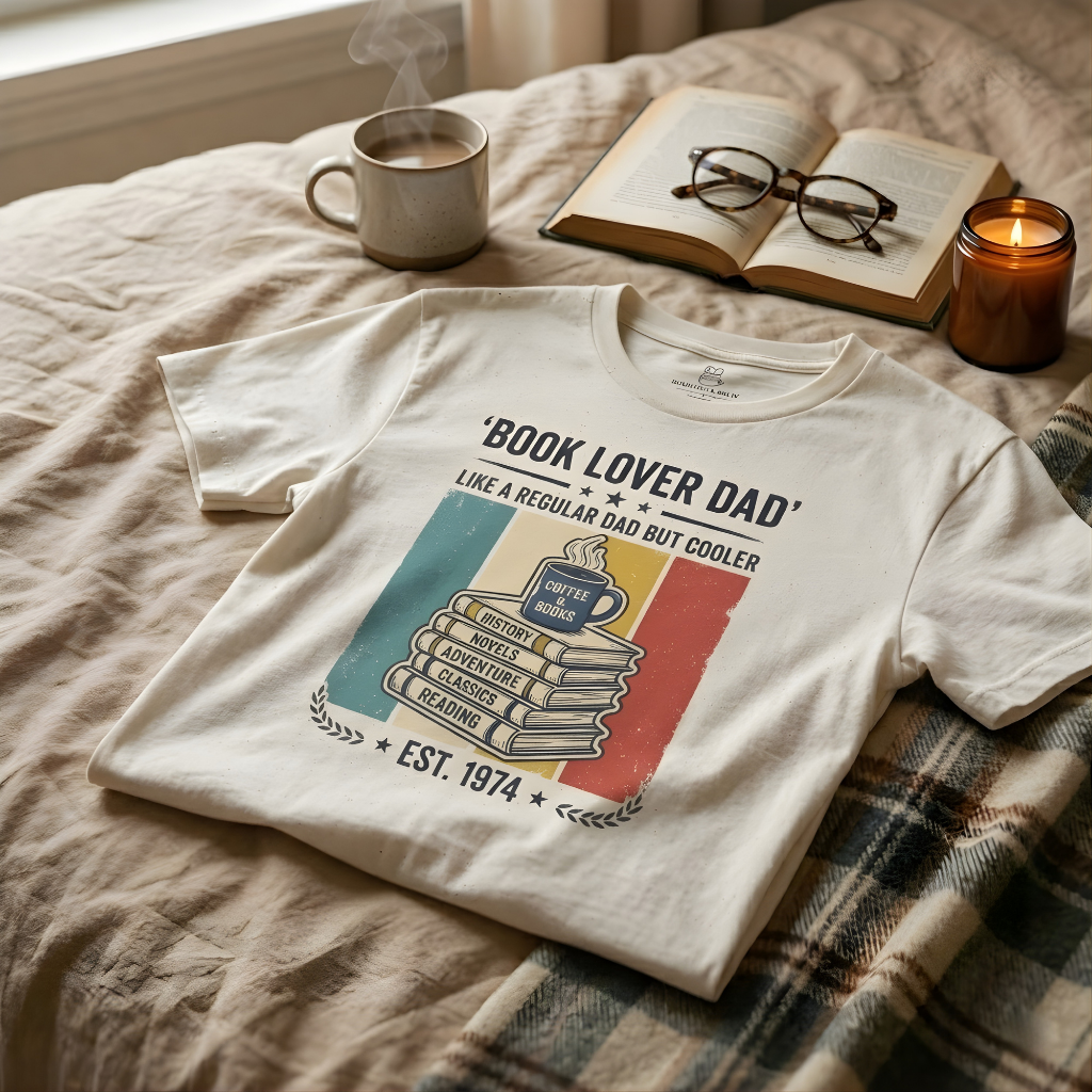 Book Lover Dad, Like A Regular Dad But Cooler Shirt, Funny Dad Gift Printify