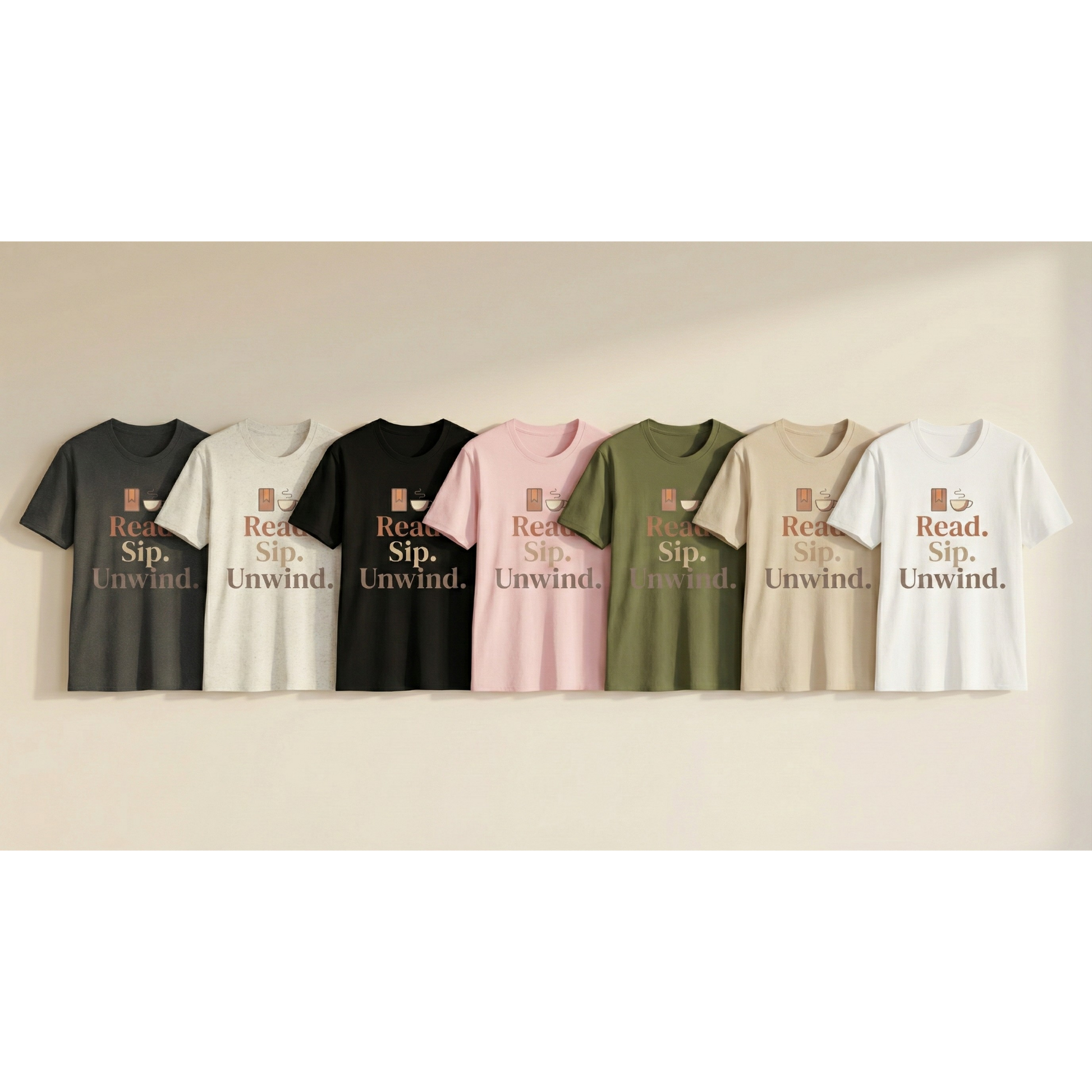 Read Sip Unwind T-Shirt – Cozy Book and Coffee Tee - BOOKISH & BREW