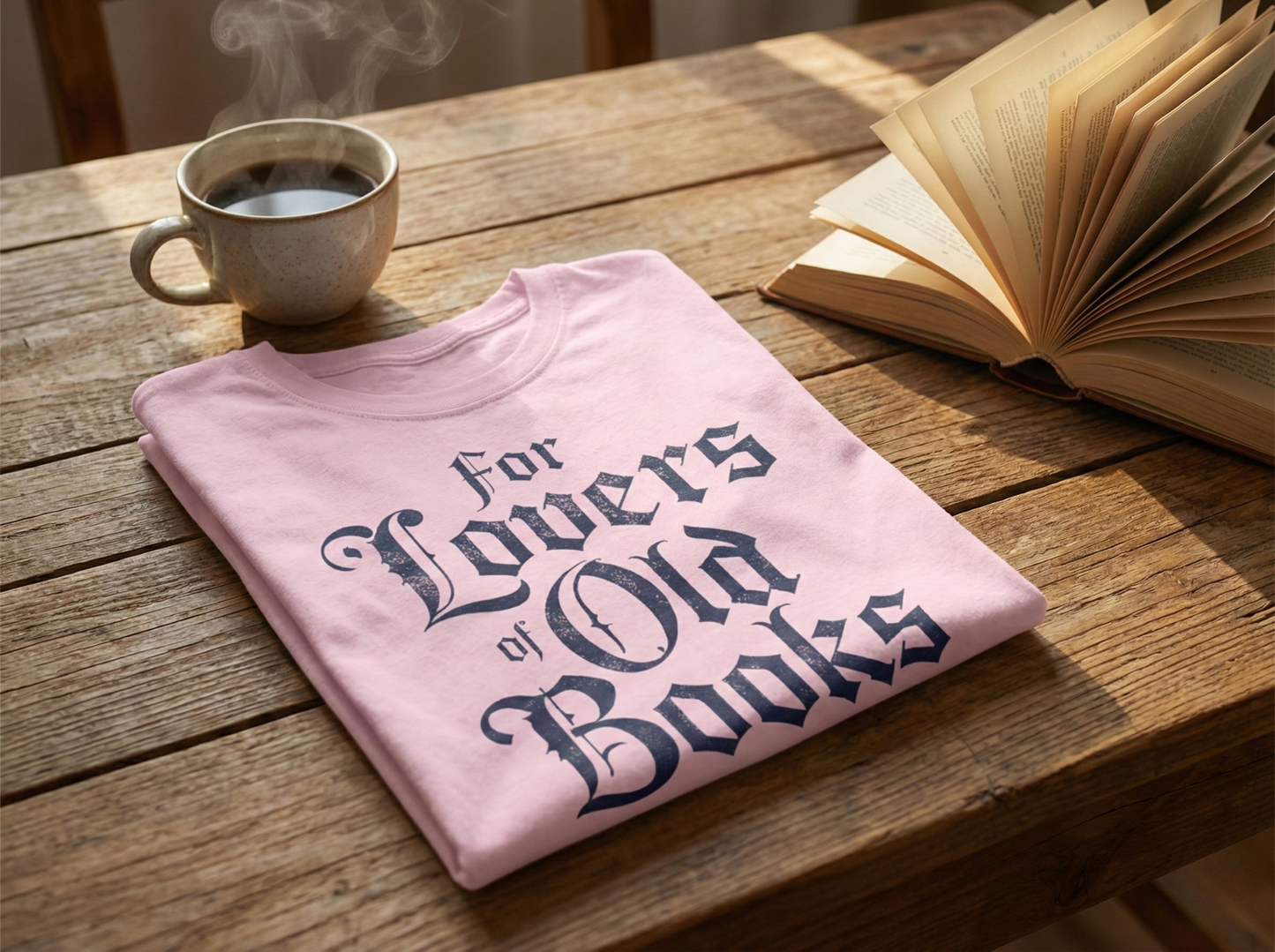 For Lovers of Old Books | Vintage Dark Academia T-Shirt | Book Lover Gift - BOOKISH & BREW