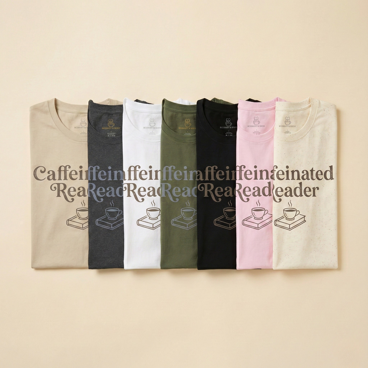 Caffeinated Reader T-Shirt – Book Lover Coffee Tee - BOOKISH & BREW