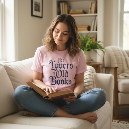 For Lovers of Old Books | Vintage Dark Academia T-Shirt | Book Lover Gift